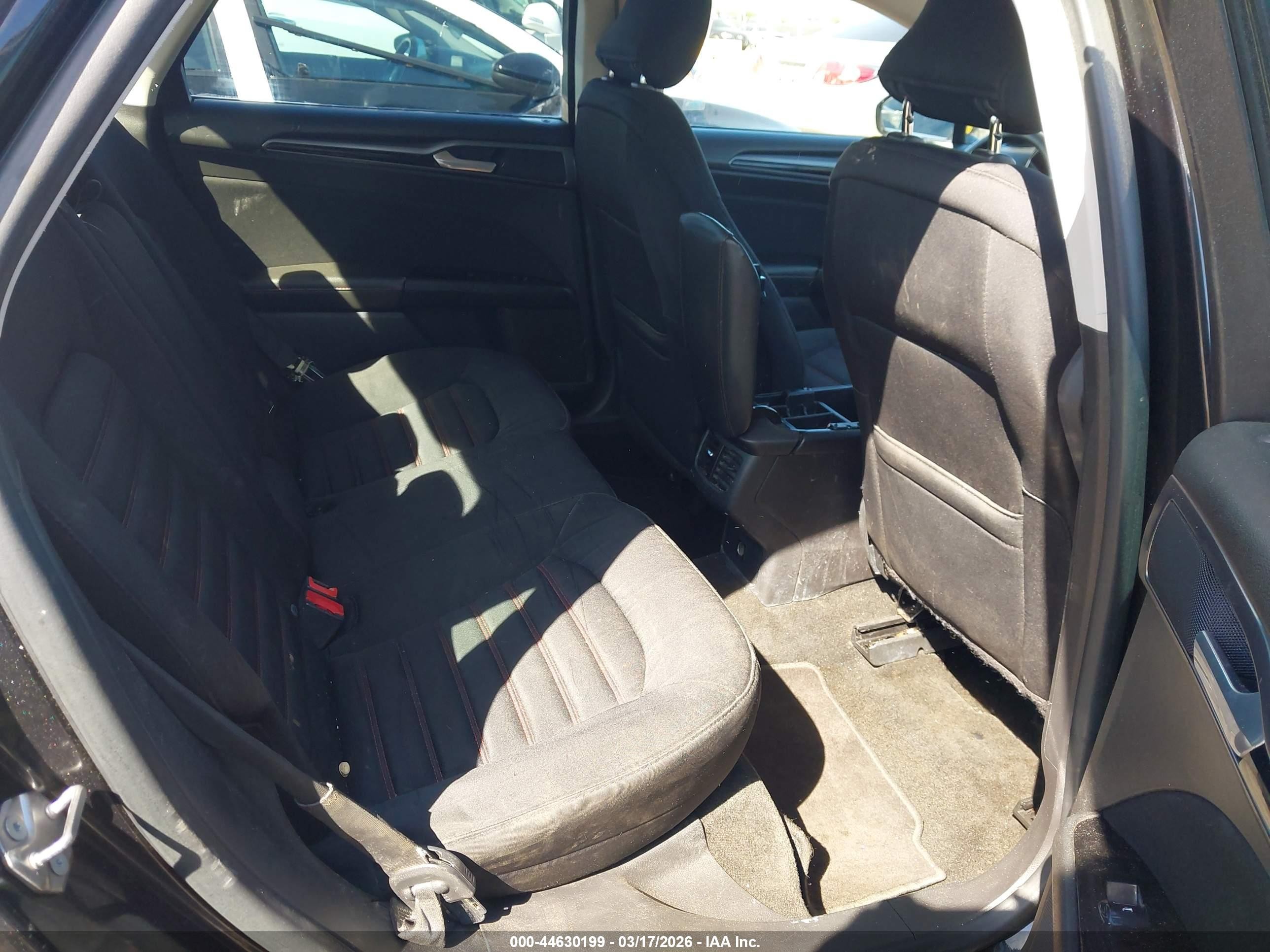 2015 Ford Fusion Se Black vin: 3FA6P0H75FR276311