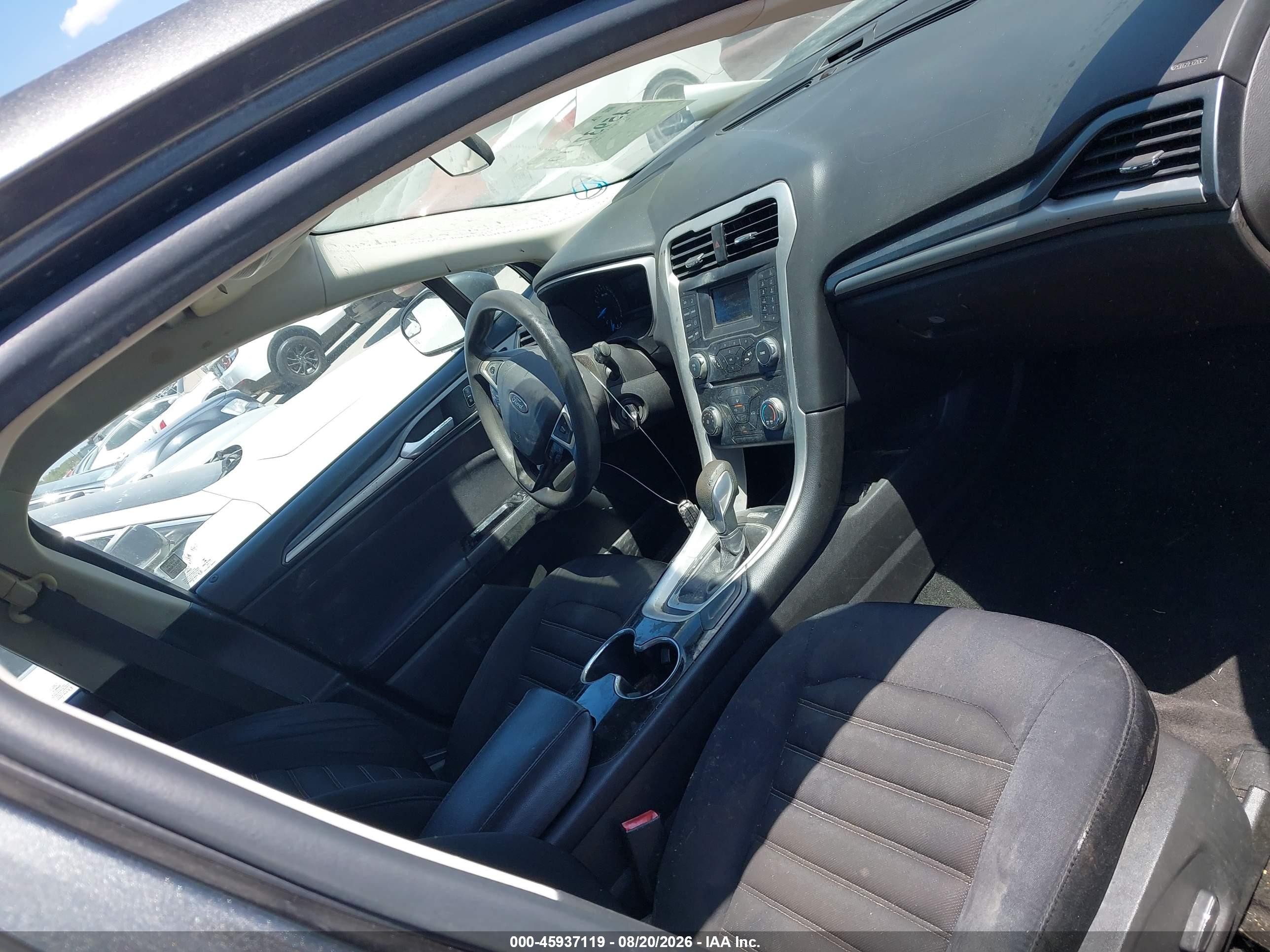 2015 Ford Fusion Se Black vin: 3FA6P0H75FR279161