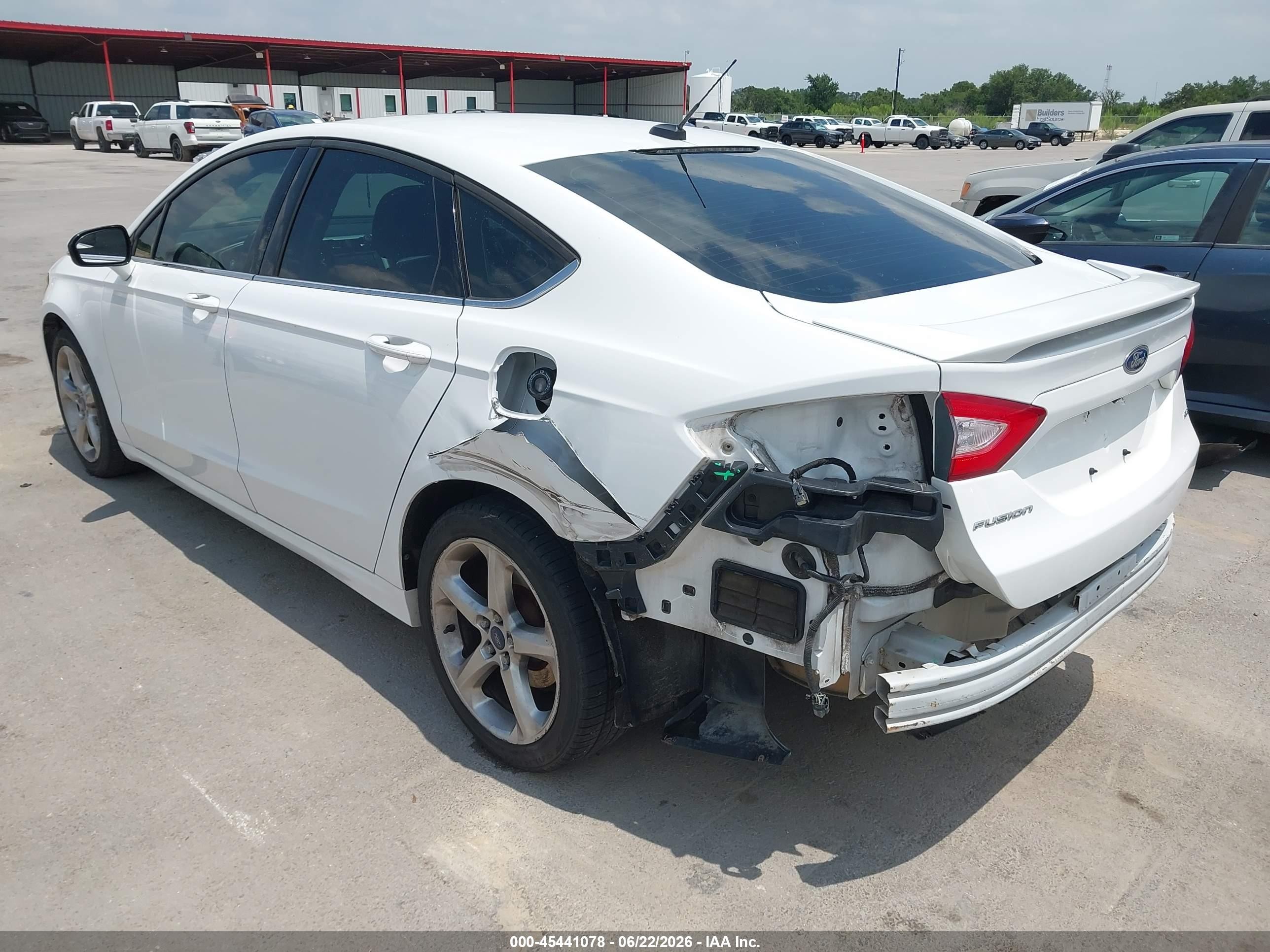 2015 Ford Fusion Se White vin: 3FA6P0H75FR304575