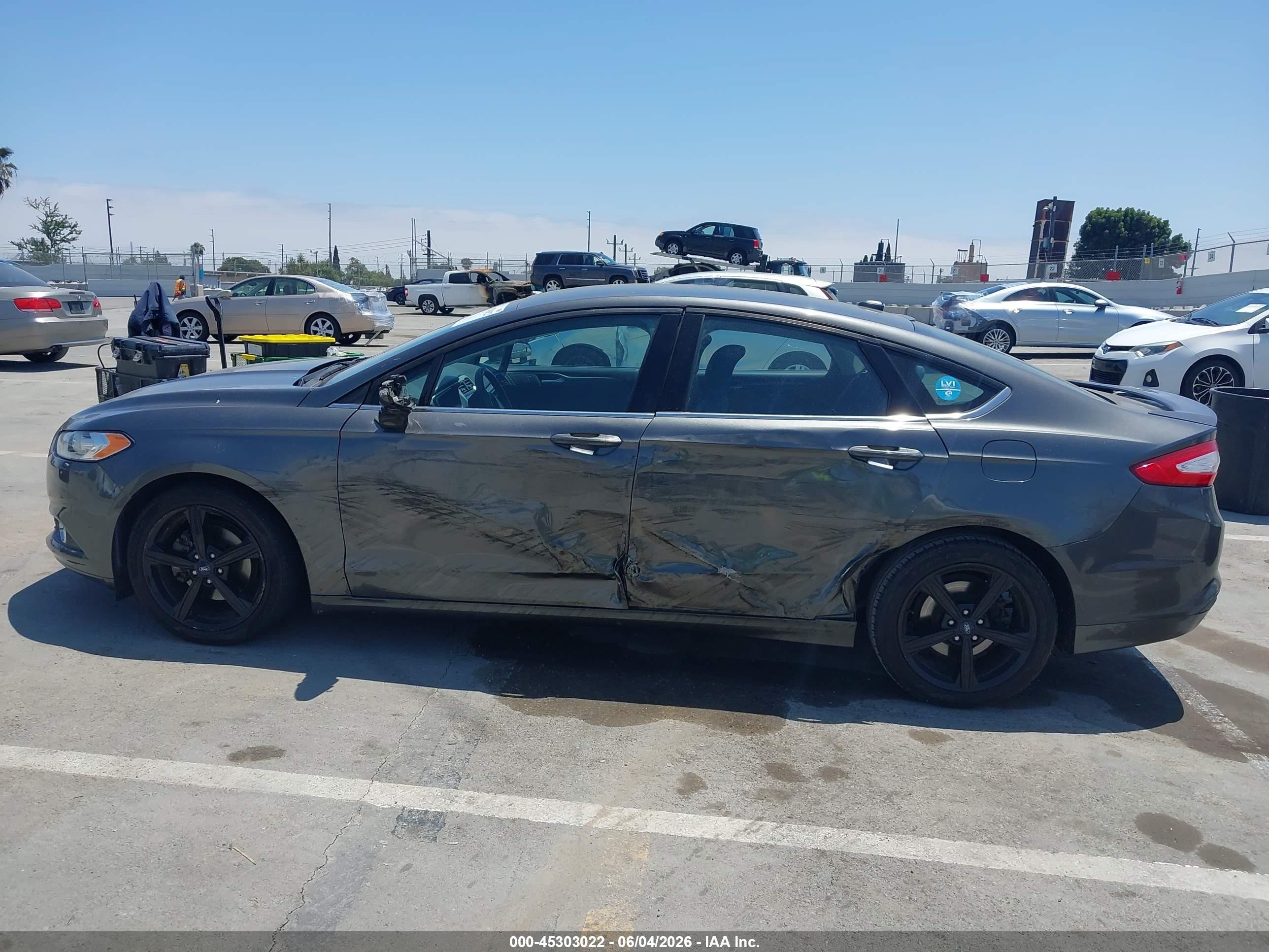 2016 Ford Fusion Se Gray vin: 3FA6P0H75GR173567