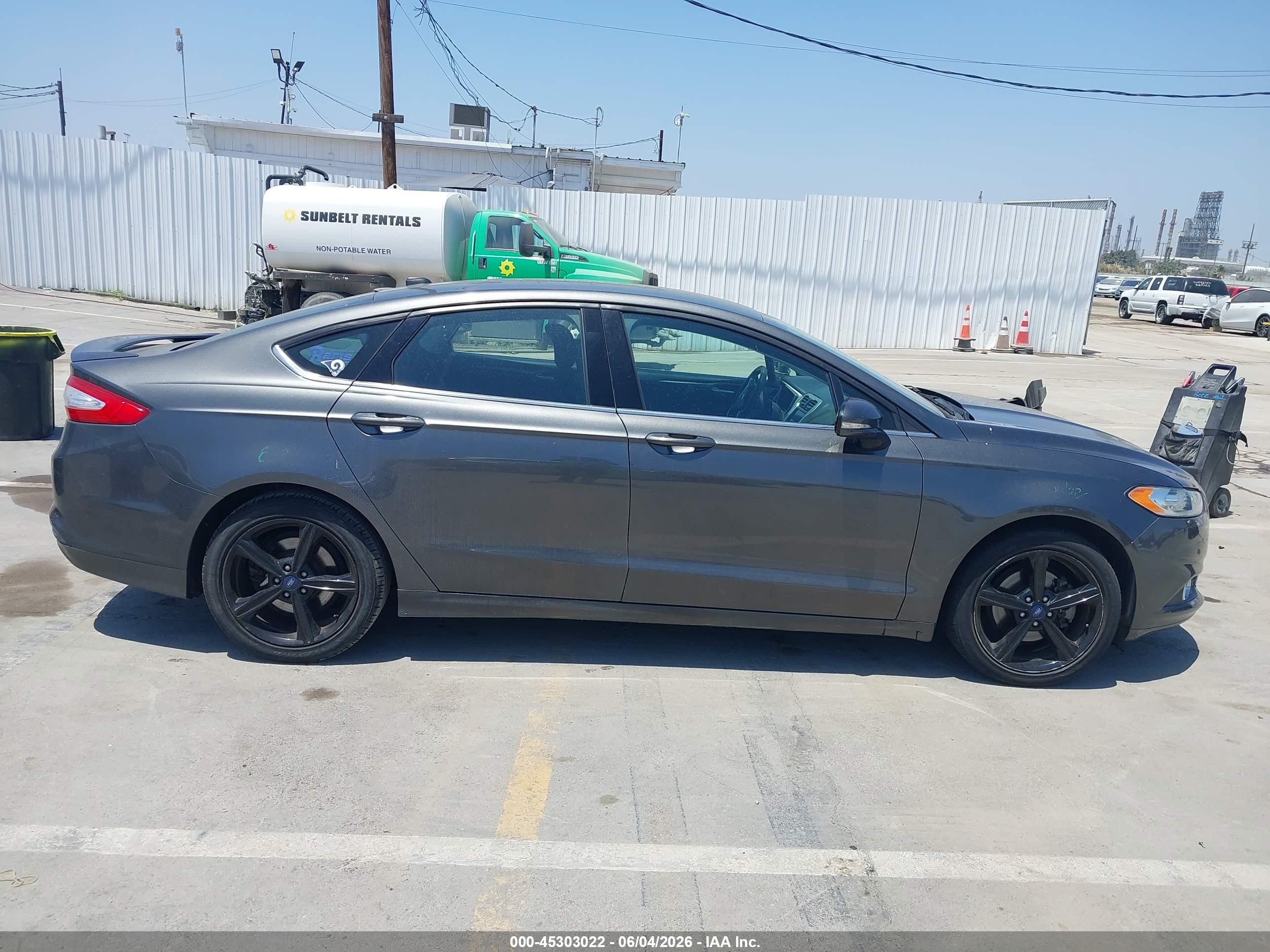 2016 Ford Fusion Se Gray vin: 3FA6P0H75GR173567