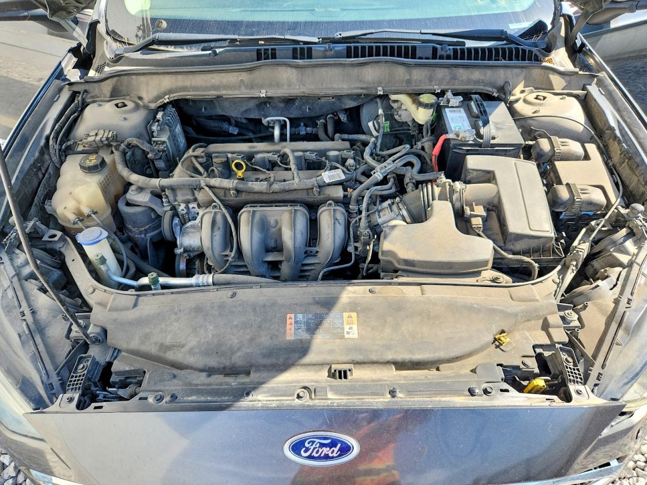 2017 Ford Fusion Se Gray vin: 3FA6P0H75HR227029