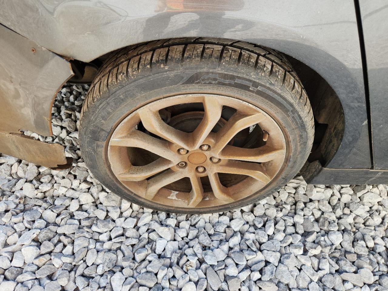 2017 Ford Fusion Se Gray vin: 3FA6P0H75HR227029 Damage: Right Rear Wheel, Curb Rash, > 12 Inches