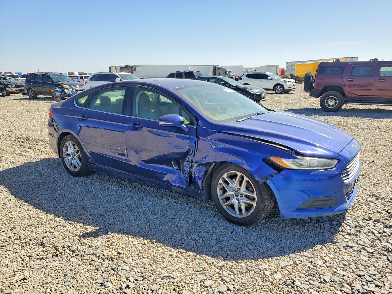 2013 Ford Fusion Синий vin: 3FA6P0H76DR109680