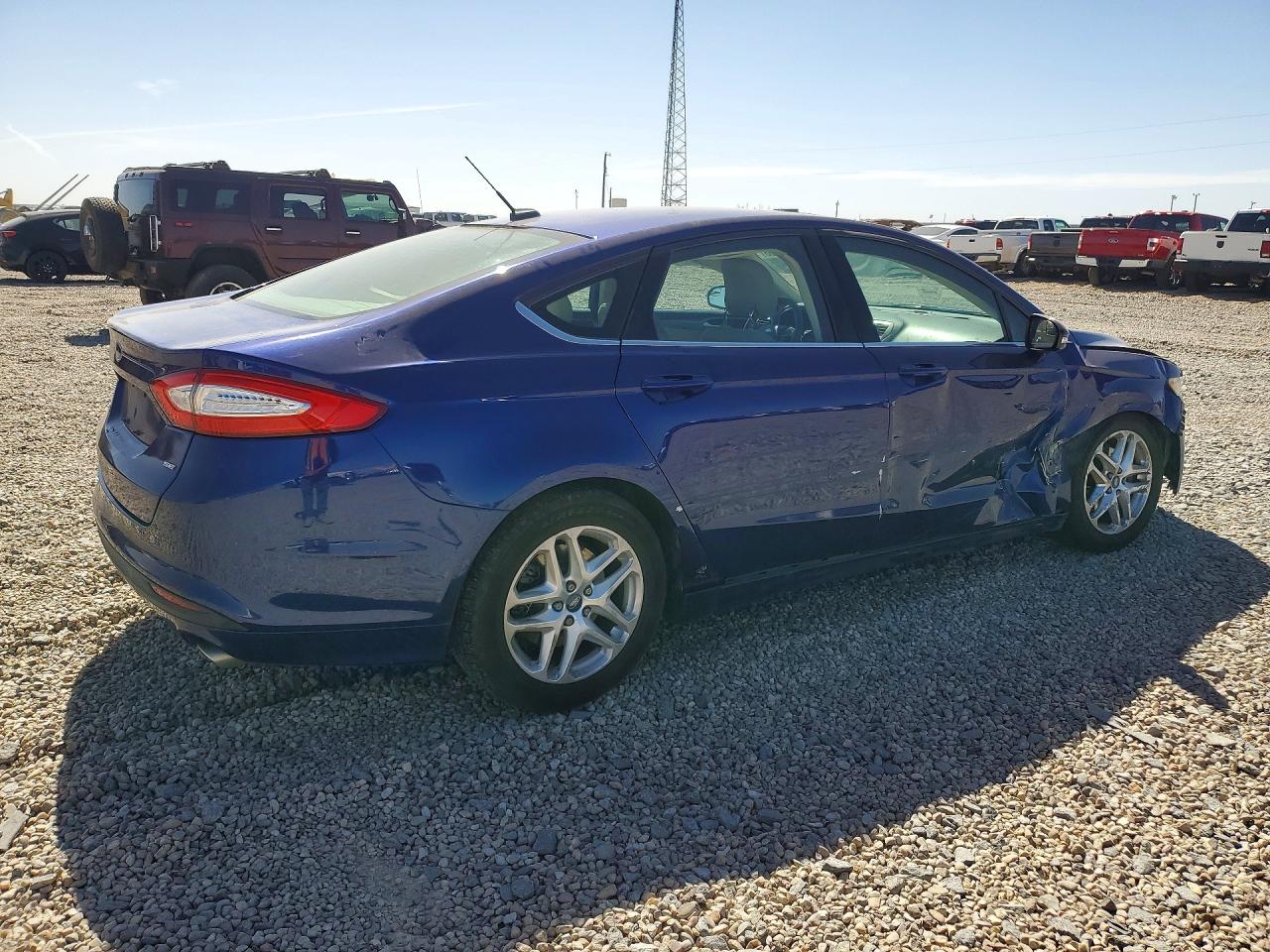 2013 Ford Fusion Синий vin: 3FA6P0H76DR109680