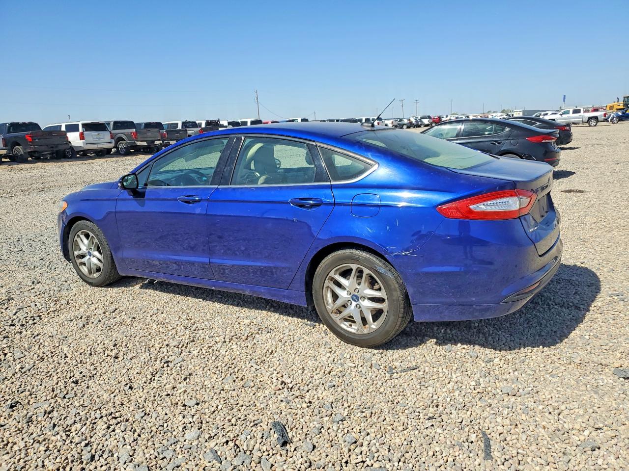 2013 Ford Fusion Синий vin: 3FA6P0H76DR109680