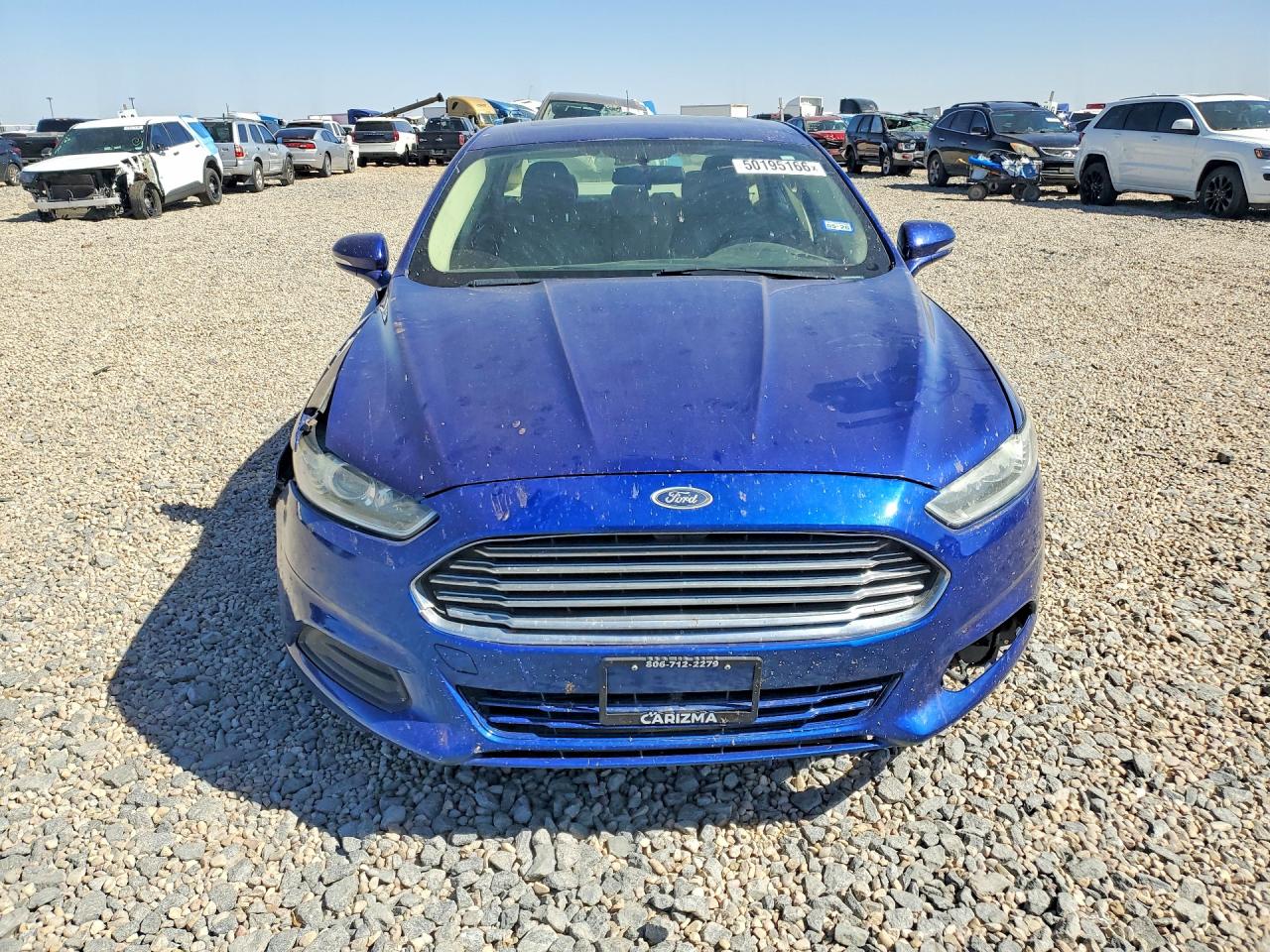 2013 Ford Fusion Синий vin: 3FA6P0H76DR109680