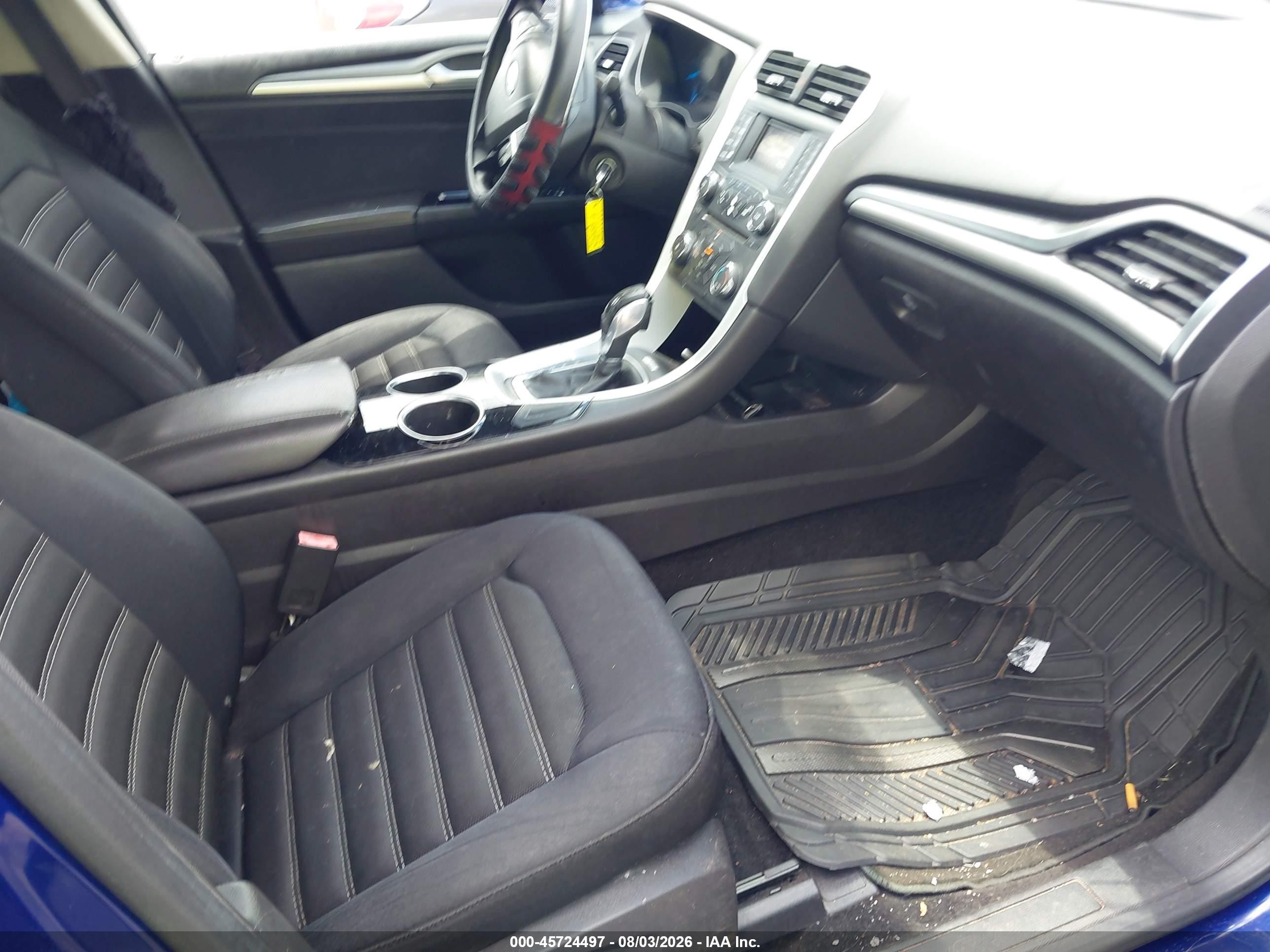 2013 Ford Fusion Se Синий vin: 3FA6P0H76DR119447