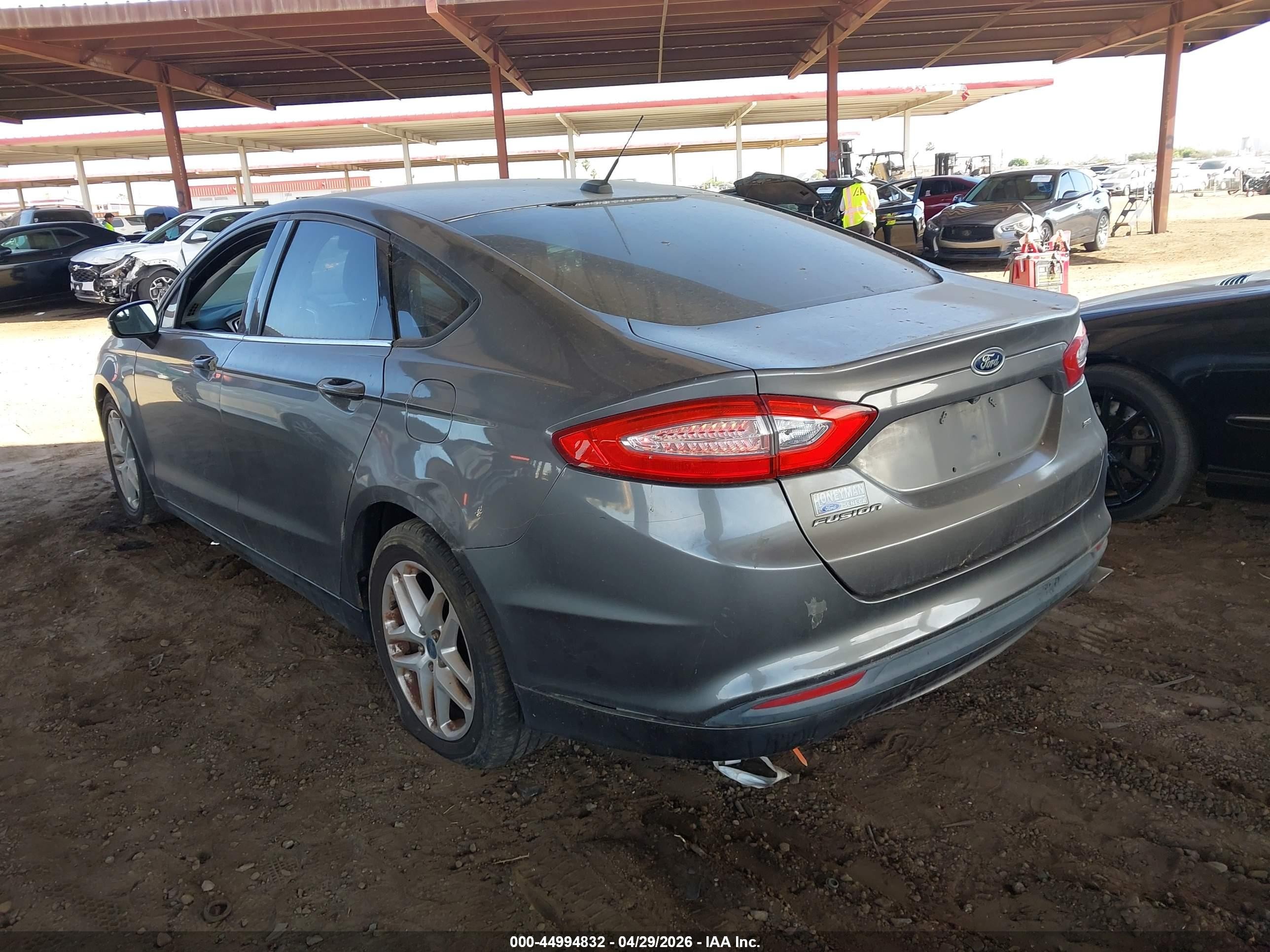 2013 Ford Fusion Se Gray vin: 3FA6P0H76DR140492