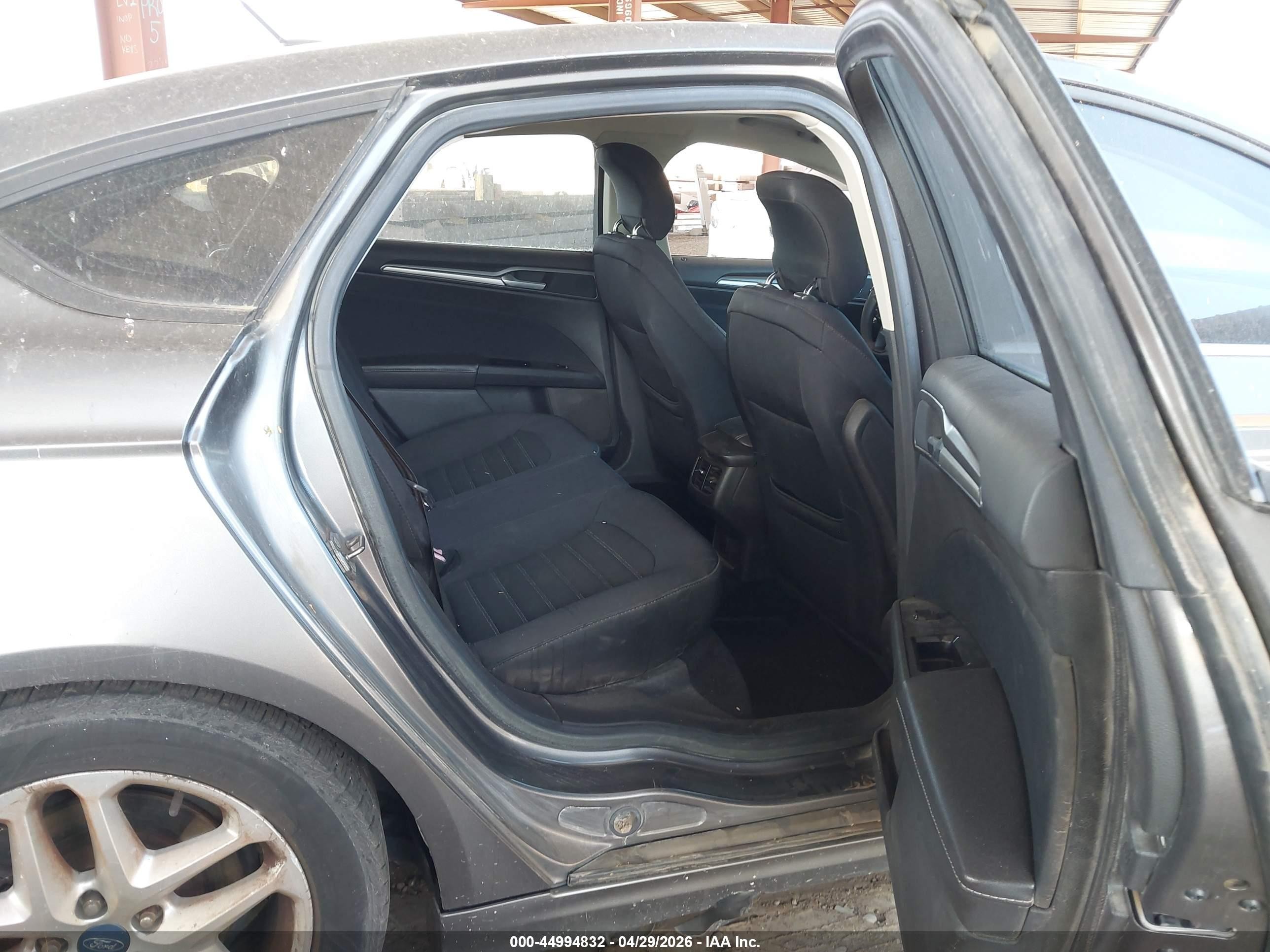2013 Ford Fusion Se Gray vin: 3FA6P0H76DR140492