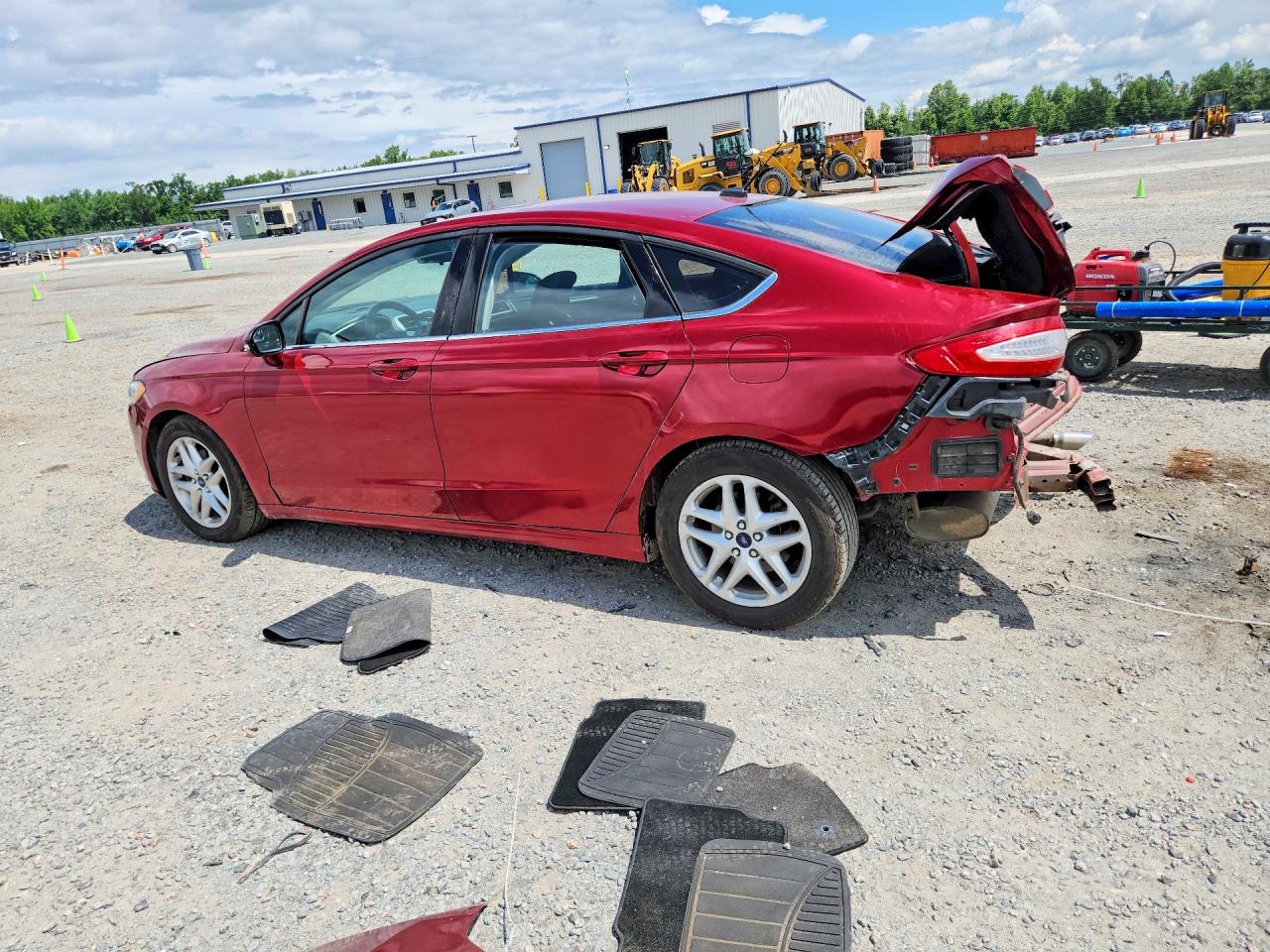 2013 Ford Fusion Se Burgundy vin: 3FA6P0H76DR148091