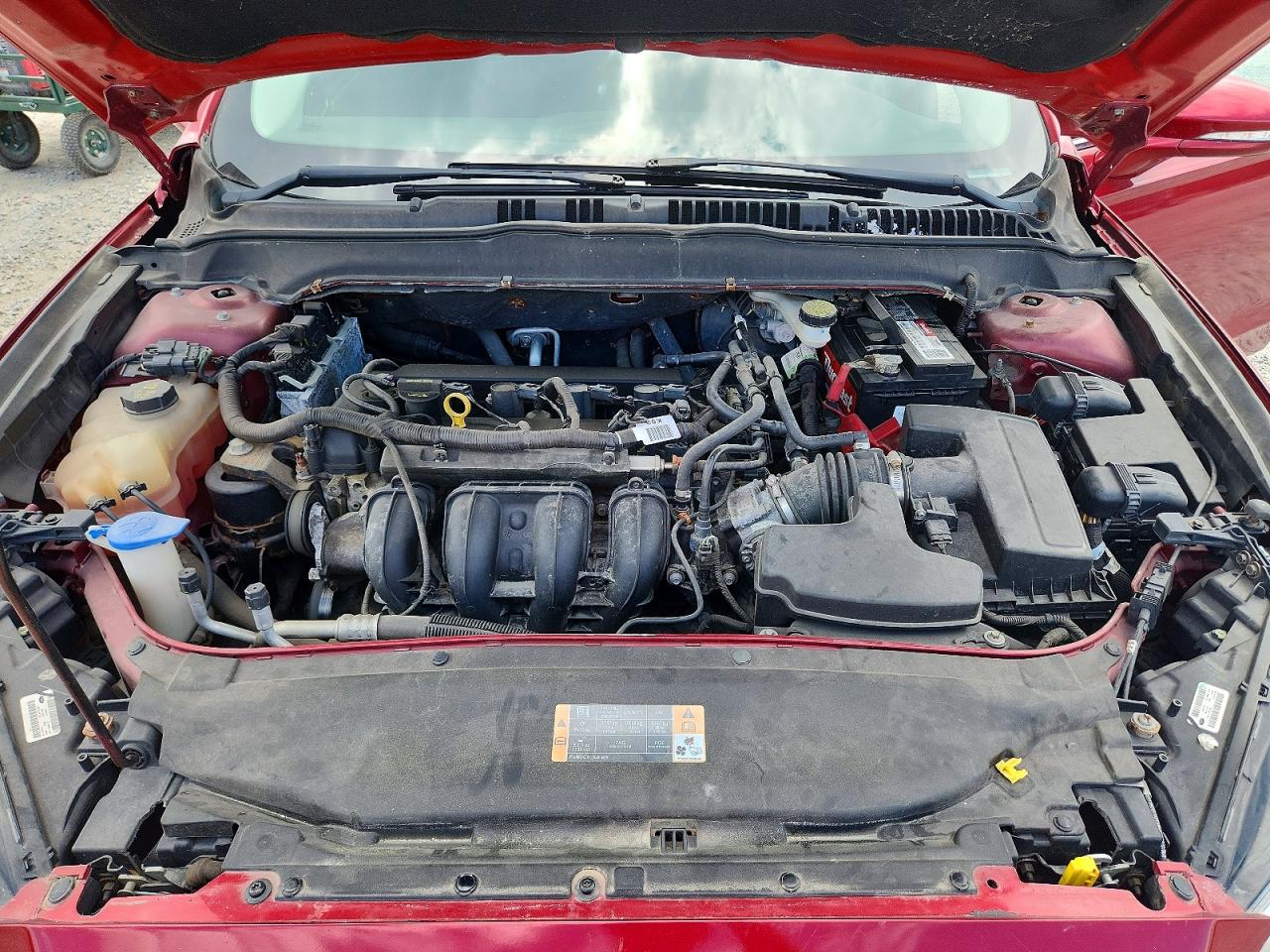 2013 Ford Fusion Se Burgundy vin: 3FA6P0H76DR148091