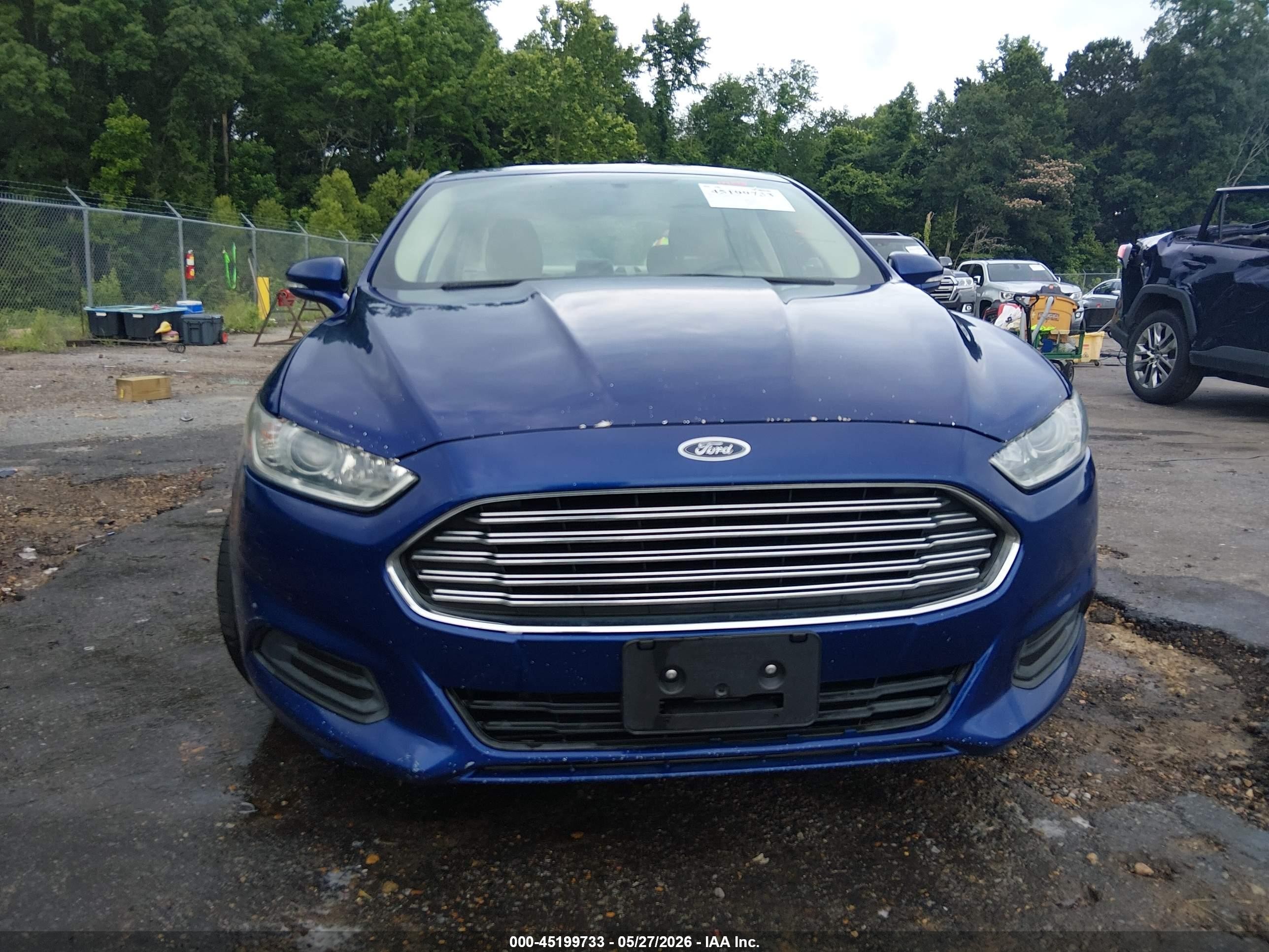 2013 Ford Fusion Se Синий vin: 3FA6P0H76DR162475