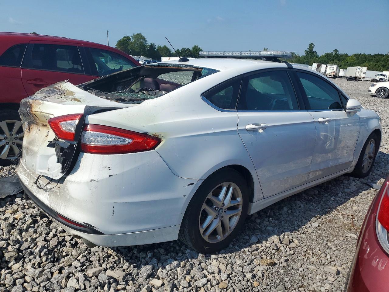 2013 Ford Fusion Se White vin: 3FA6P0H76DR194309