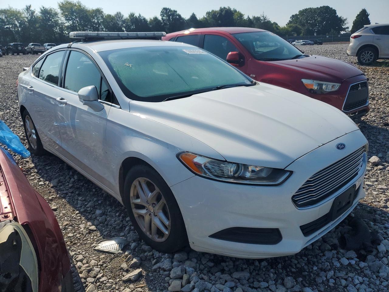 2013 Ford Fusion Se White vin: 3FA6P0H76DR194309