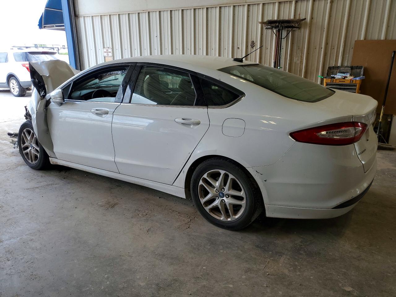 2013 Ford Fusion Se White vin: 3FA6P0H76DR204353