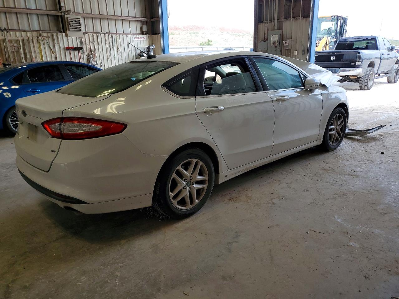 2013 Ford Fusion Se White vin: 3FA6P0H76DR204353