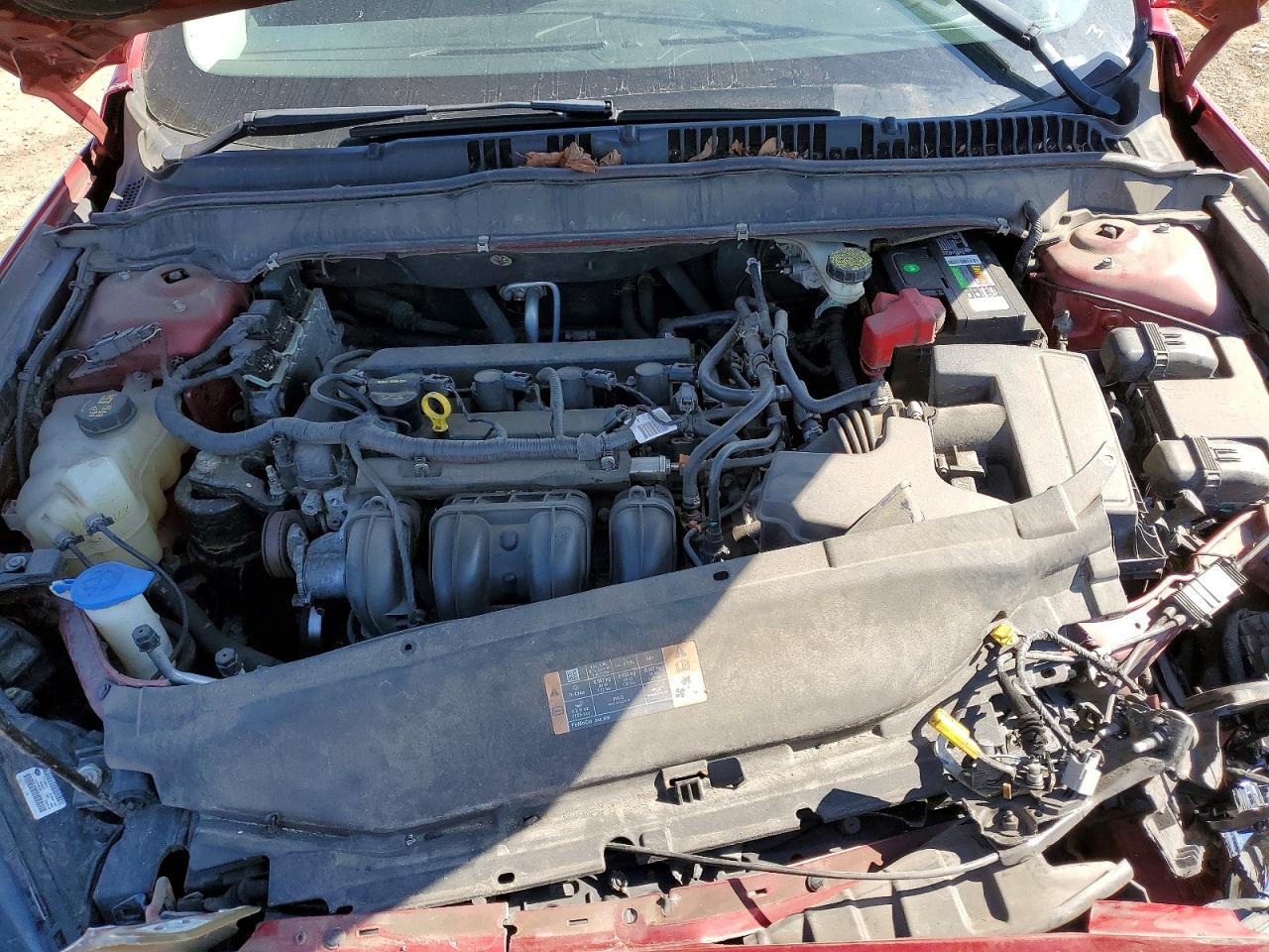 2013 Ford Fusion Se Red vin: 3FA6P0H76DR214400