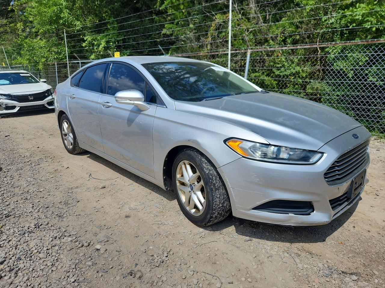 2013 Ford Fusion Se Gray vin: 3FA6P0H76DR245498