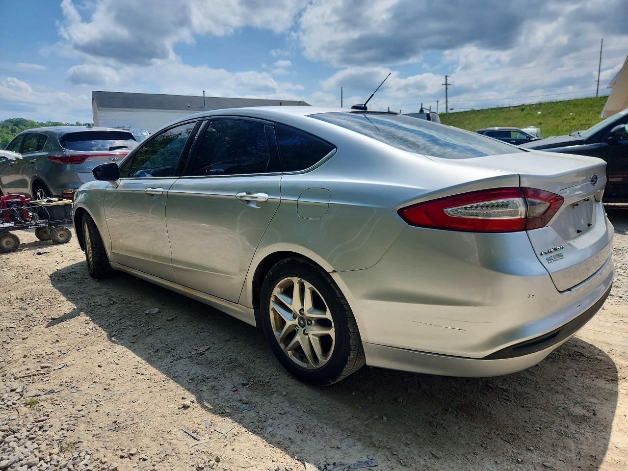 2013 Ford Fusion Se Gray vin: 3FA6P0H76DR245498