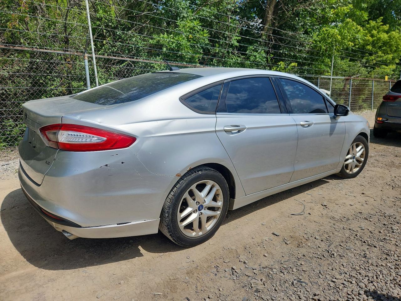 2013 Ford Fusion Se Gray vin: 3FA6P0H76DR245498