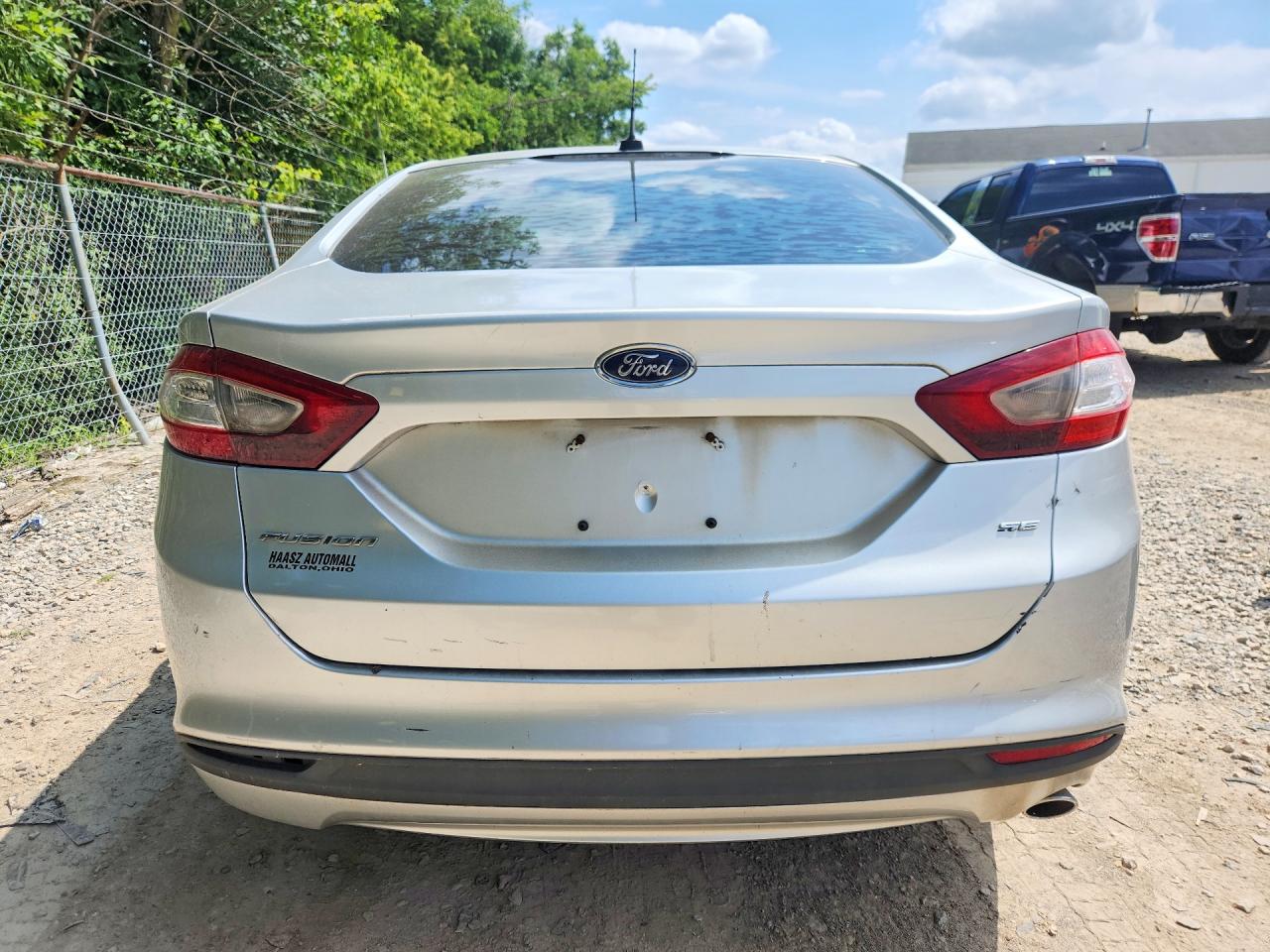 2013 Ford Fusion Se Gray vin: 3FA6P0H76DR245498