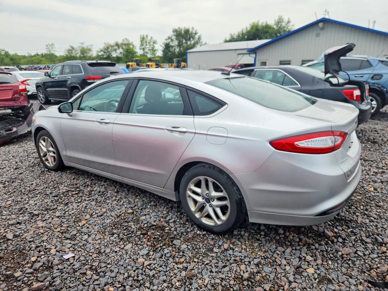 2013 Ford Fusion Se Silver vin: 3FA6P0H76DR320510