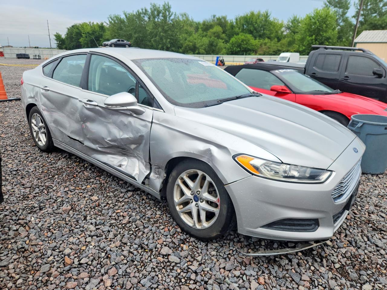 2013 Ford Fusion Se Silver vin: 3FA6P0H76DR320510
