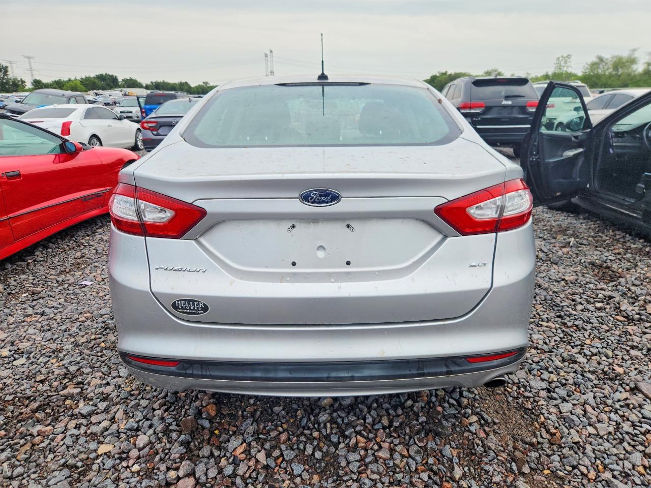 2013 Ford Fusion Se Silver vin: 3FA6P0H76DR320510