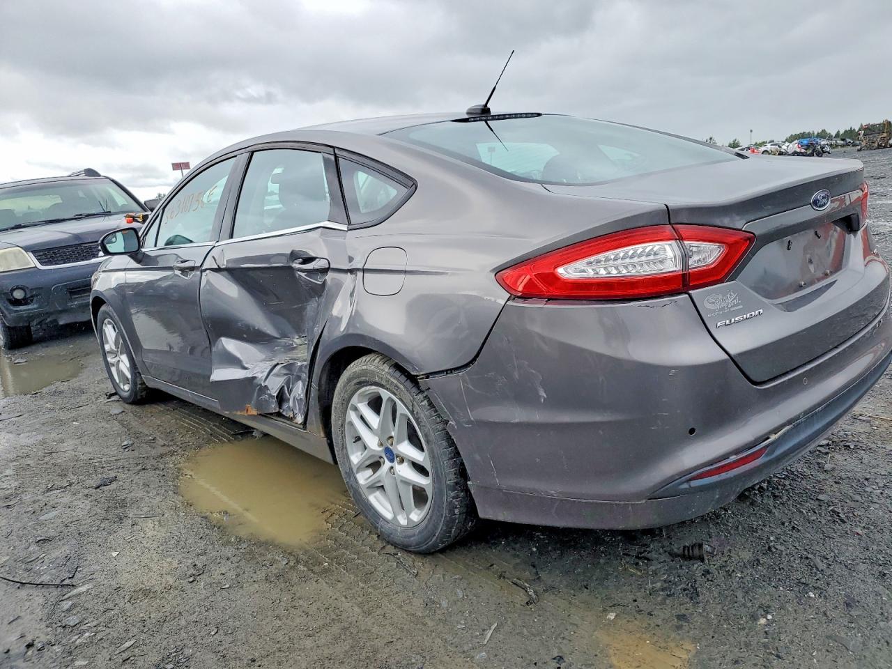 2013 Ford Fusion Se Gray vin: 3FA6P0H76DR353457
