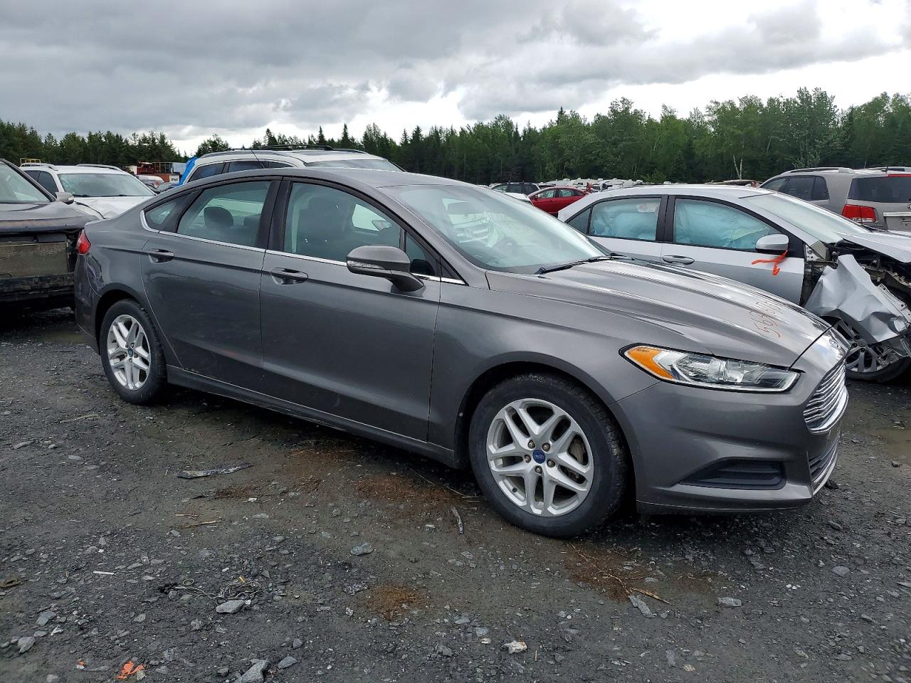 2013 Ford Fusion Se Gray vin: 3FA6P0H76DR353457