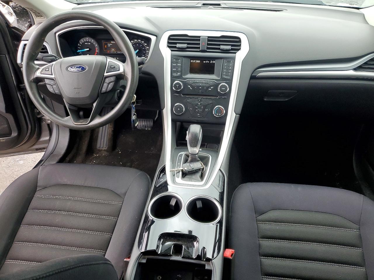 2013 Ford Fusion Se Gray vin: 3FA6P0H76DR353457