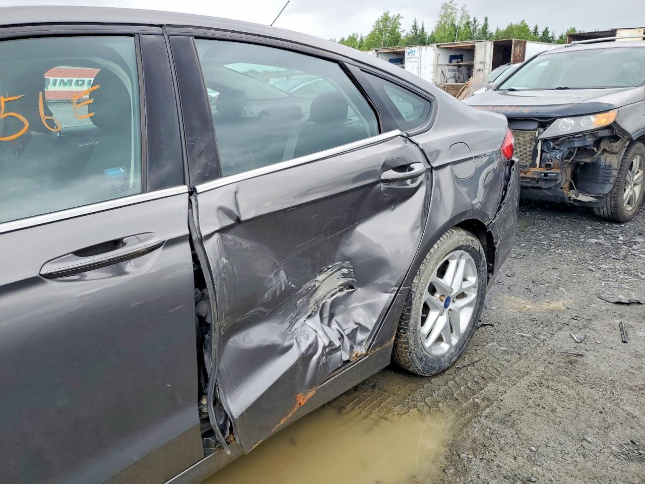 2013 Ford Fusion Se Gray vin: 3FA6P0H76DR353457