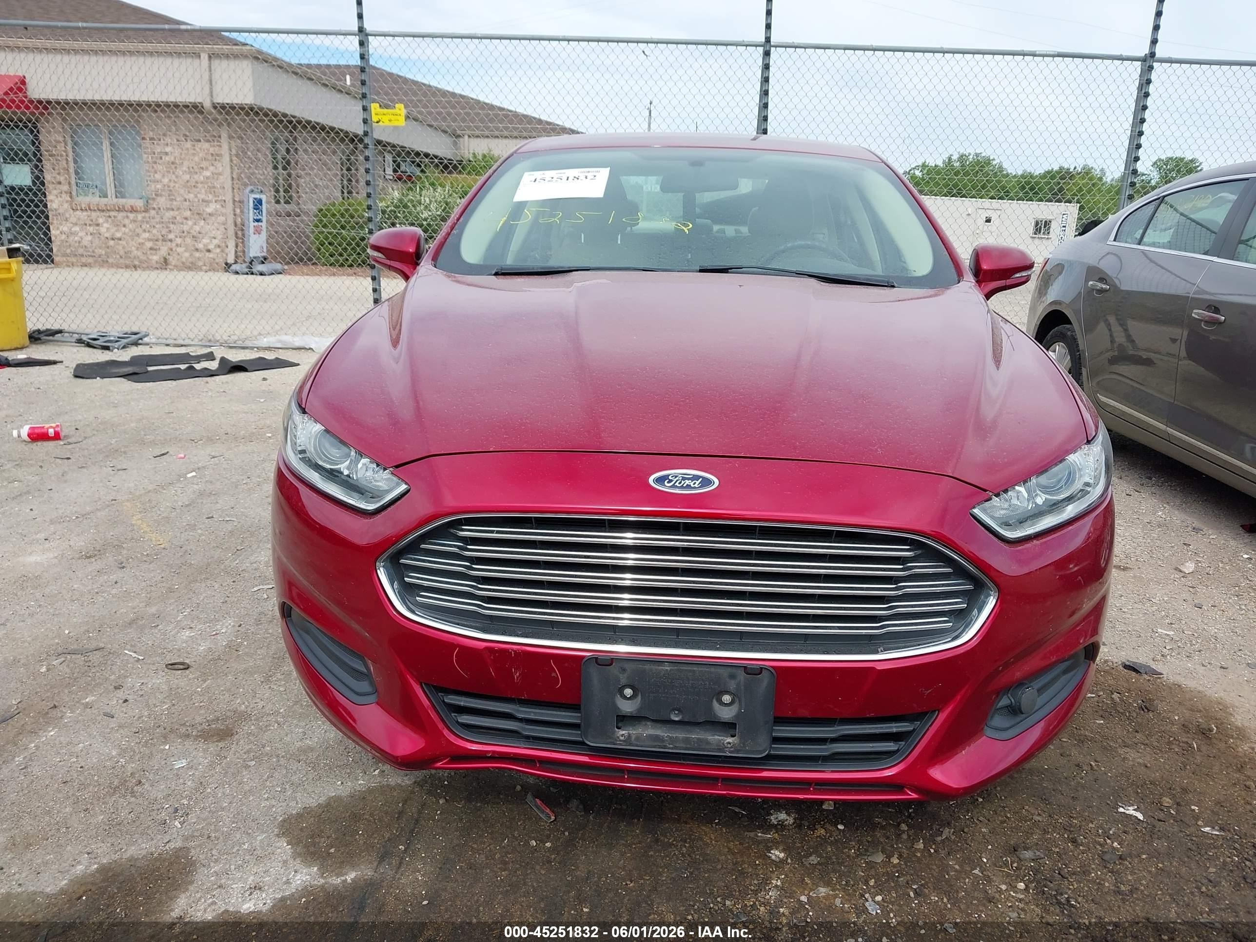 2013 Ford Fusion Se Red vin: 3FA6P0H76DR357749