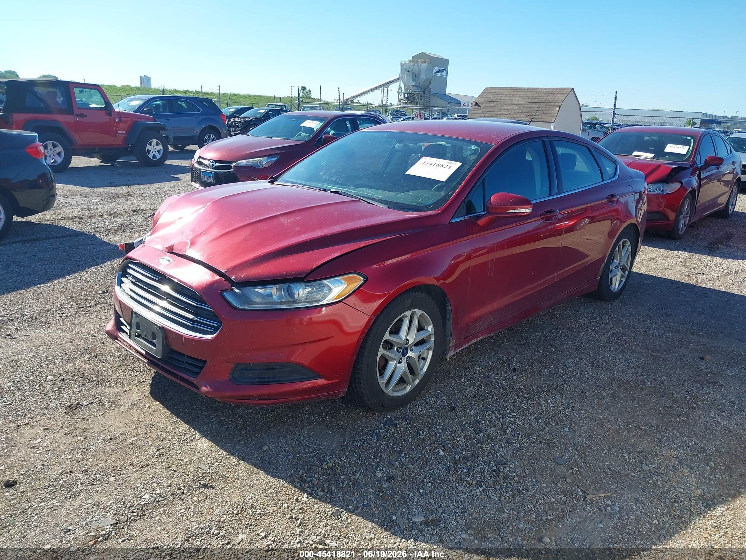 2013 Ford Fusion Se Red vin: 3FA6P0H76DR374650