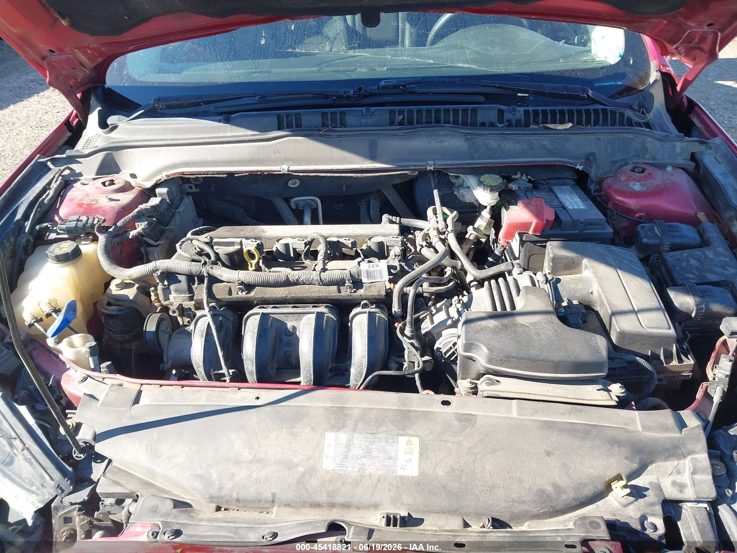 2013 Ford Fusion Se Red vin: 3FA6P0H76DR374650