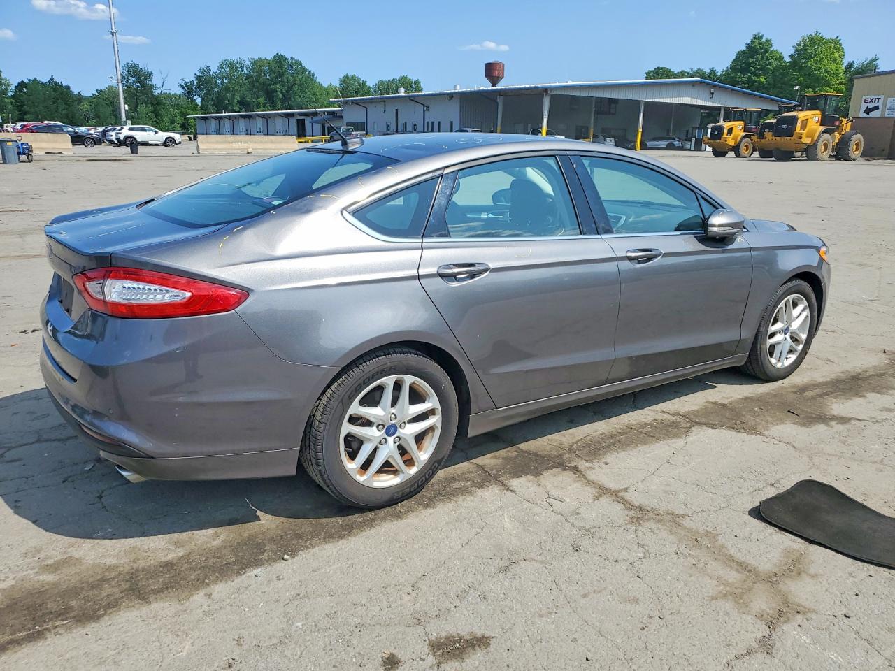 2014 Ford Fusion Se Gray vin: 3FA6P0H76ER106103
