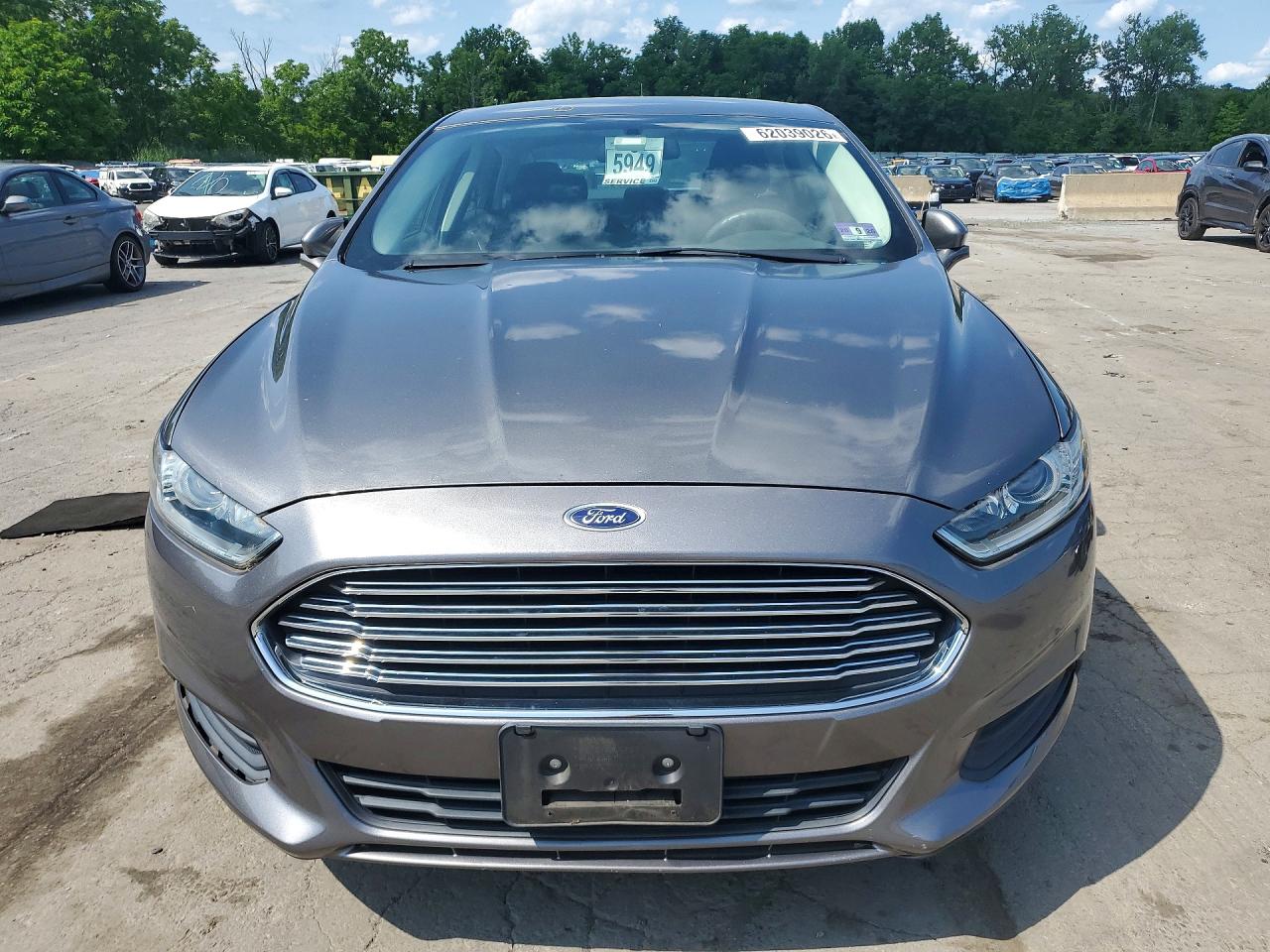 2014 Ford Fusion Se Gray vin: 3FA6P0H76ER106103