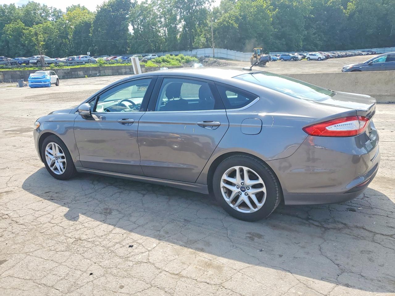 2014 Ford Fusion Se Gray vin: 3FA6P0H76ER106103