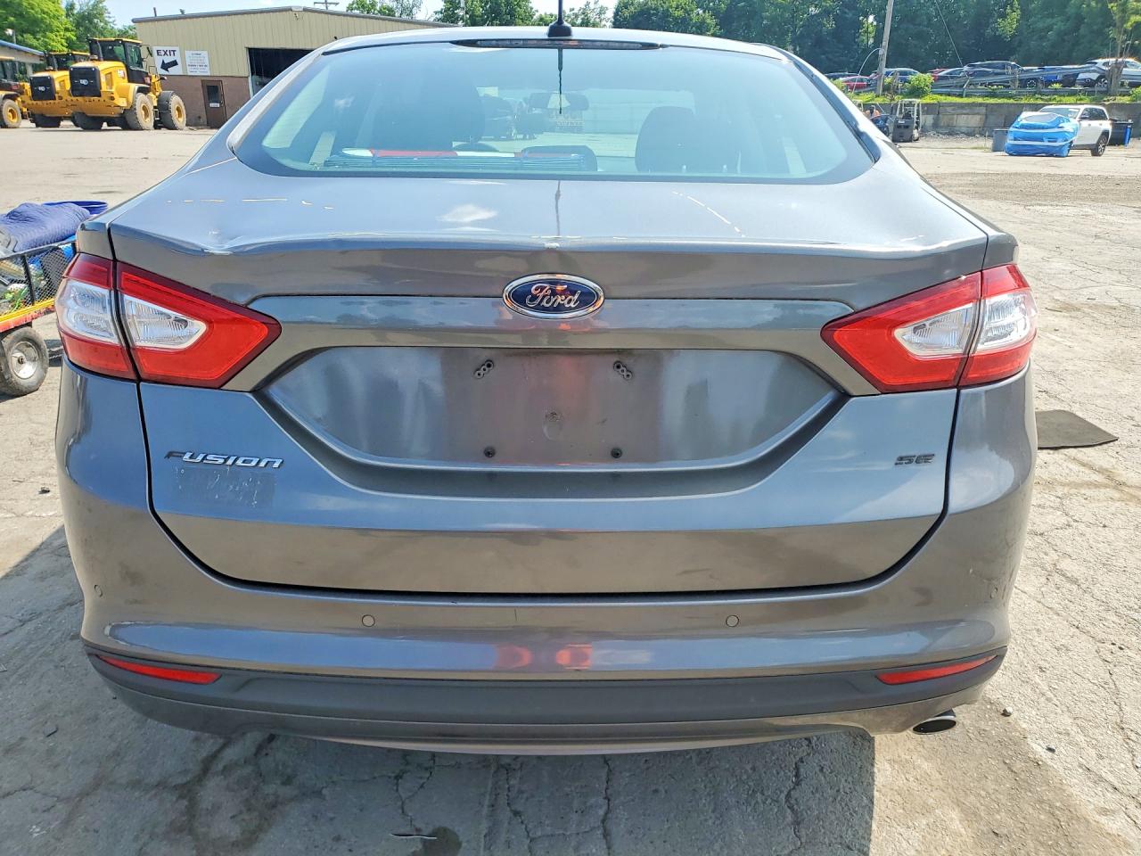 2014 Ford Fusion Se Gray vin: 3FA6P0H76ER106103
