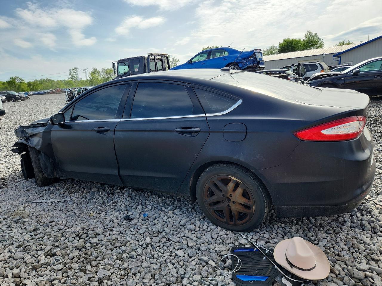 2014 Ford Fusion Se Черный vin: 3FA6P0H76ER119398