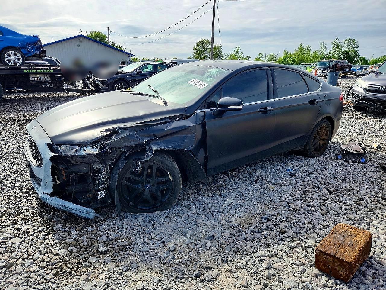 2014 Ford Fusion Se Black vin: 3FA6P0H76ER119398