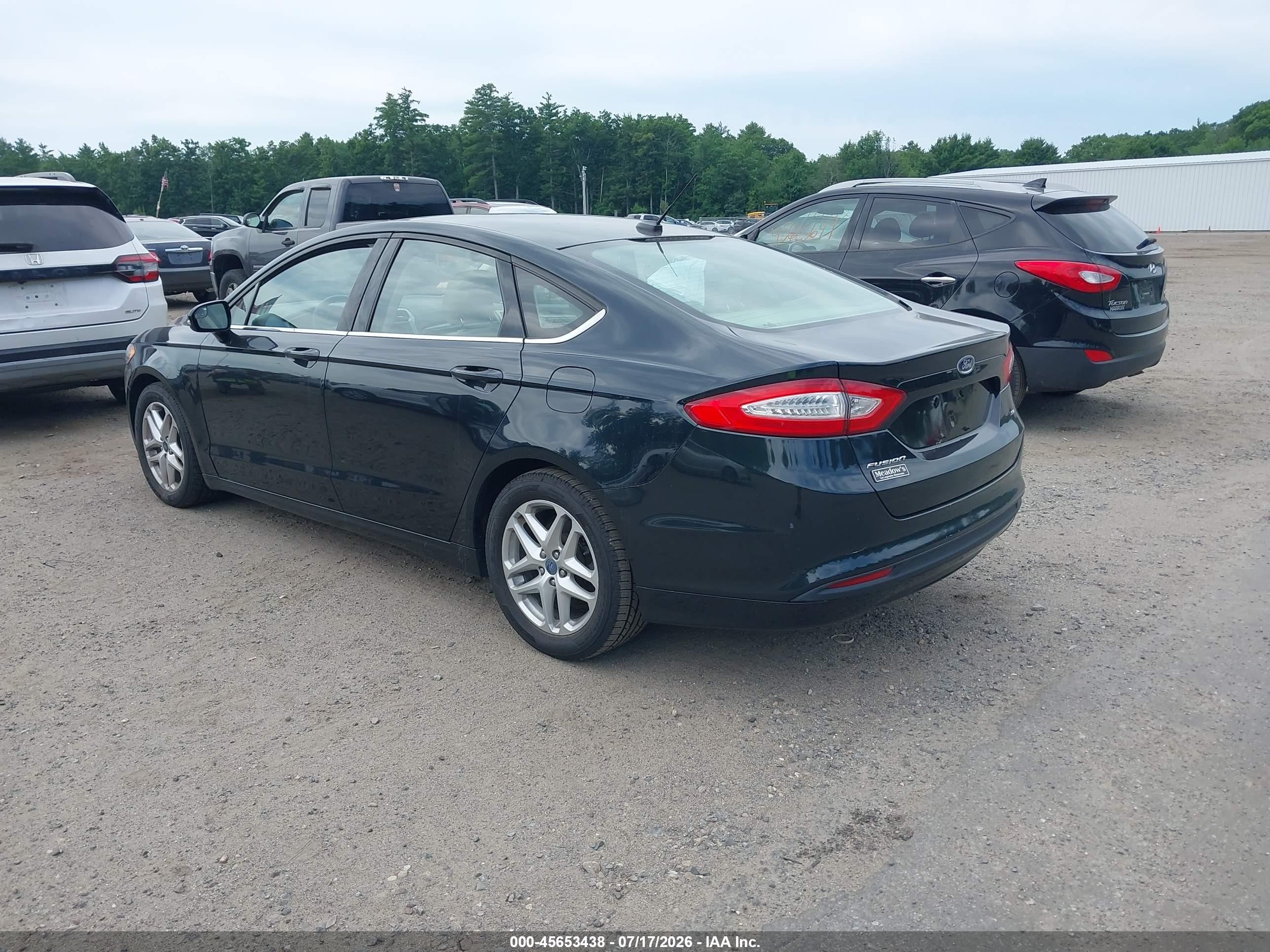 2014 Ford Fusion Se Черный vin: 3FA6P0H76ER125086