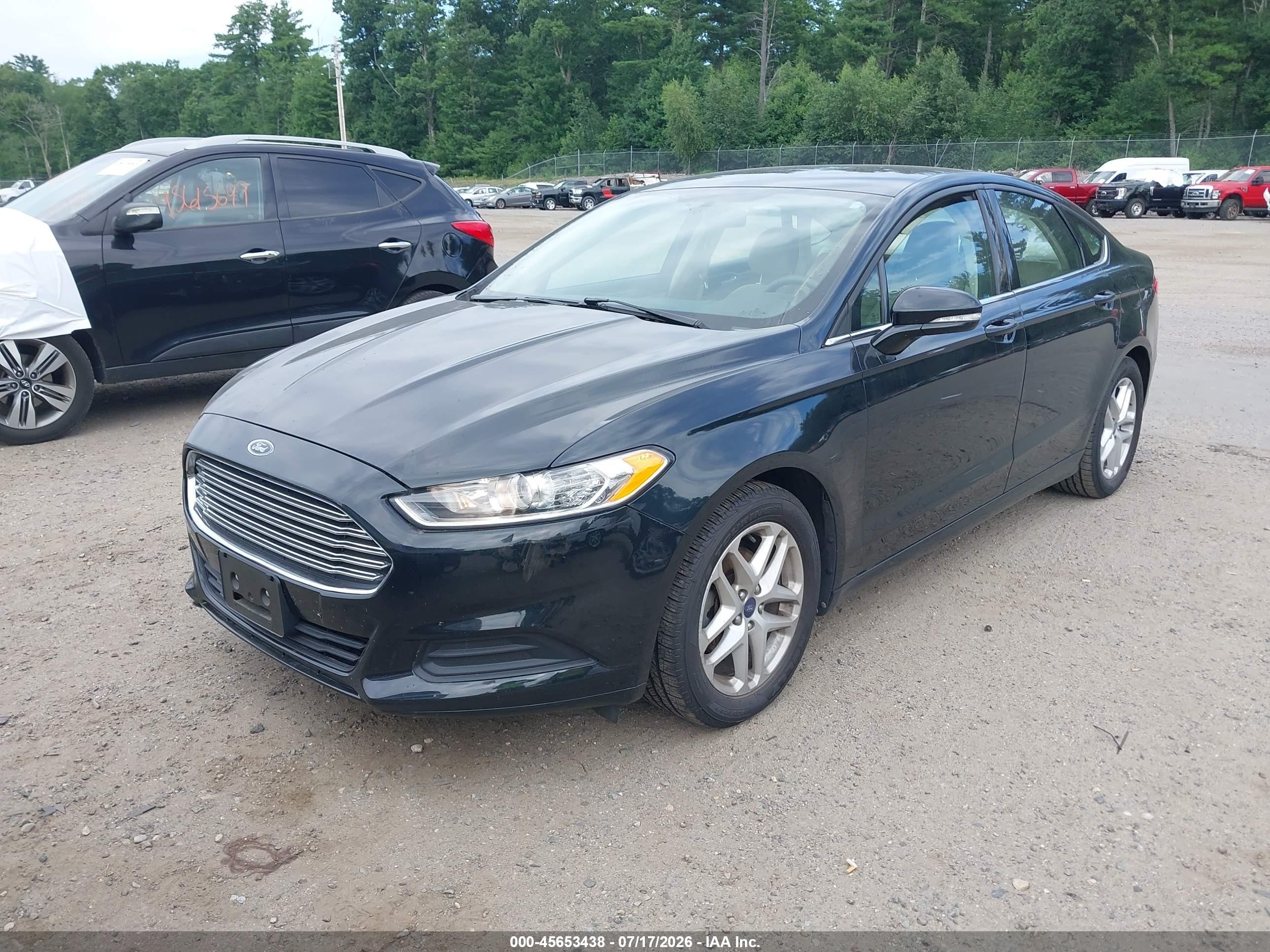 2014 Ford Fusion Se Черный vin: 3FA6P0H76ER125086