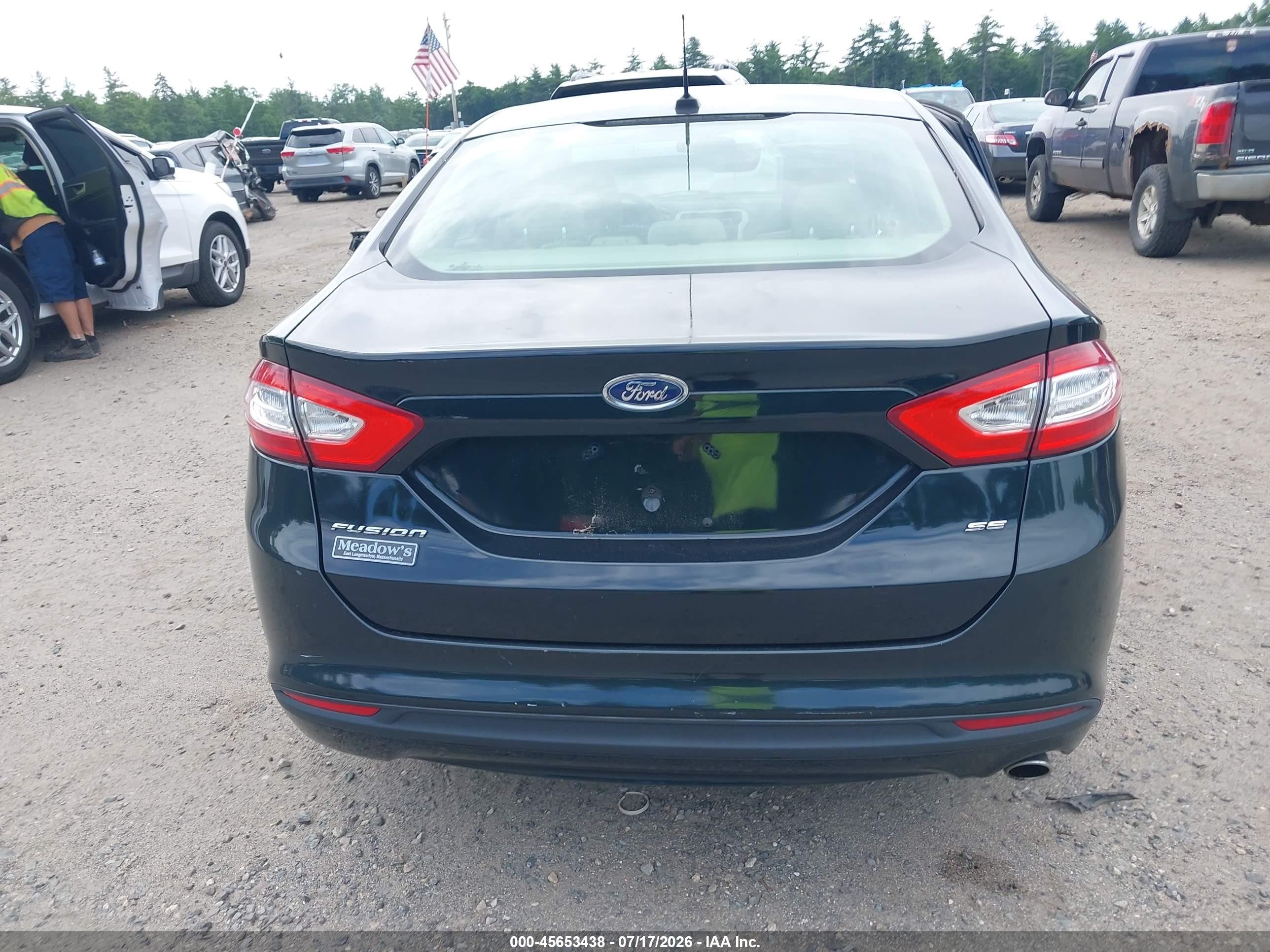 2014 Ford Fusion Se Черный vin: 3FA6P0H76ER125086