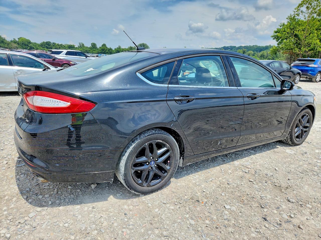 2014 Ford Fusion Se Black vin: 3FA6P0H76ER143300