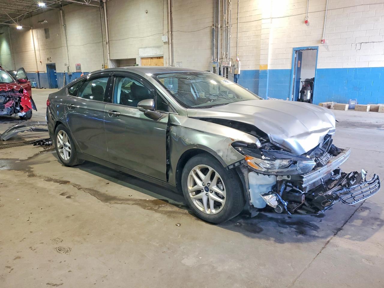 2014 Ford Fusion Se Серый vin: 3FA6P0H76ER148979