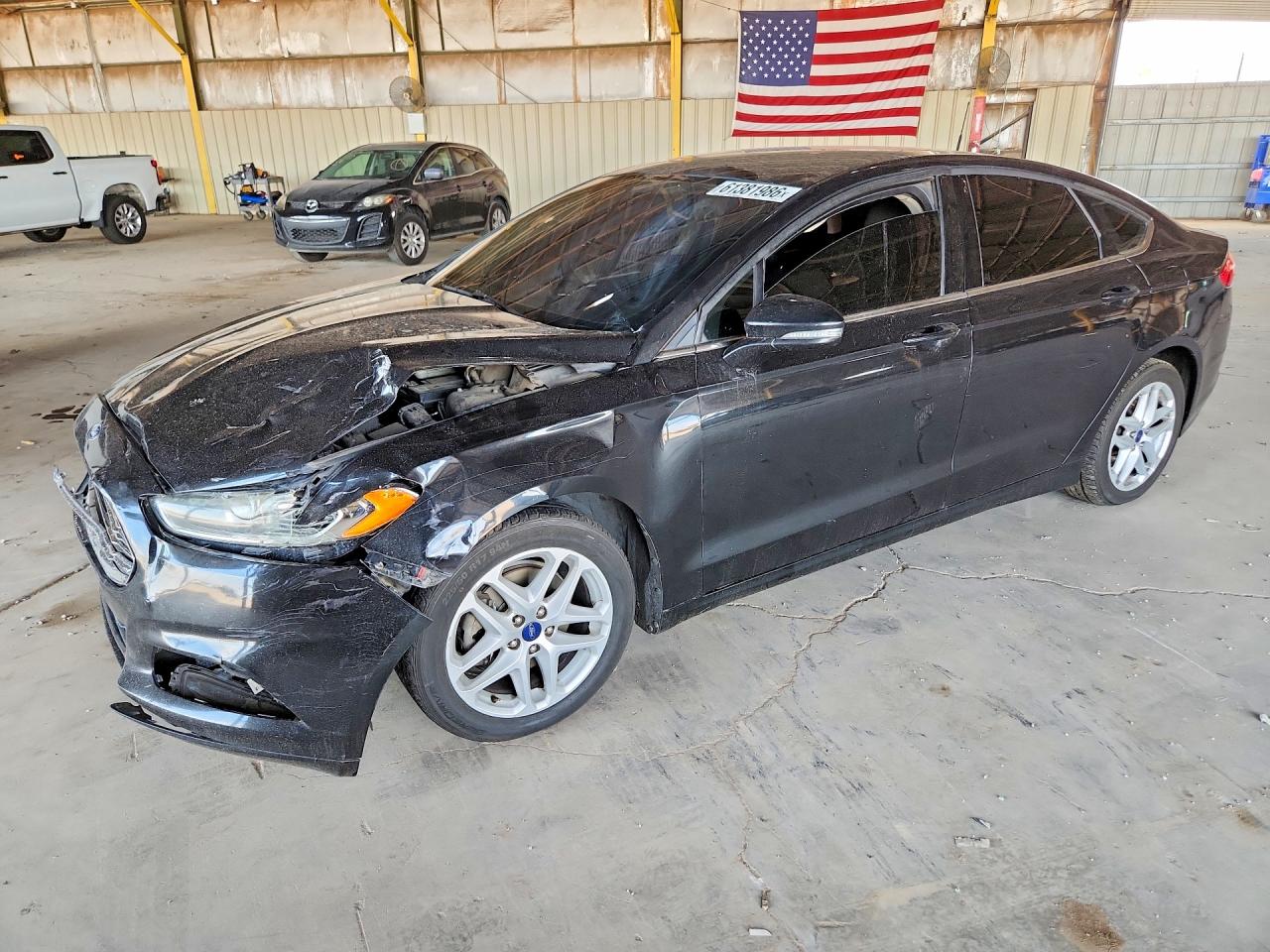 2014 Ford Fusion Se Black vin: 3FA6P0H76ER170836