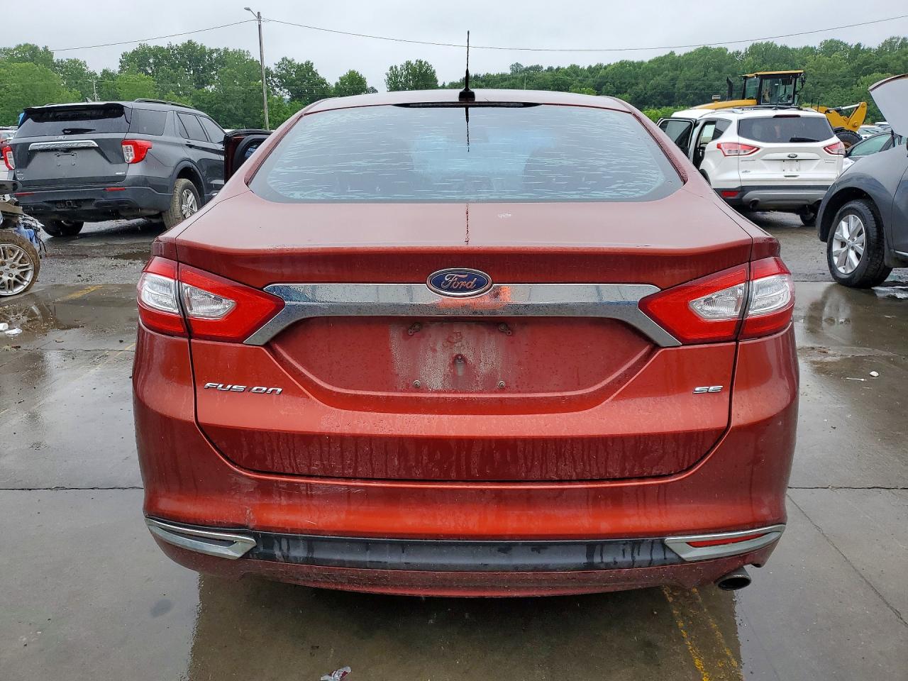 2014 Ford Fusion Se Brown vin: 3FA6P0H76ER179049