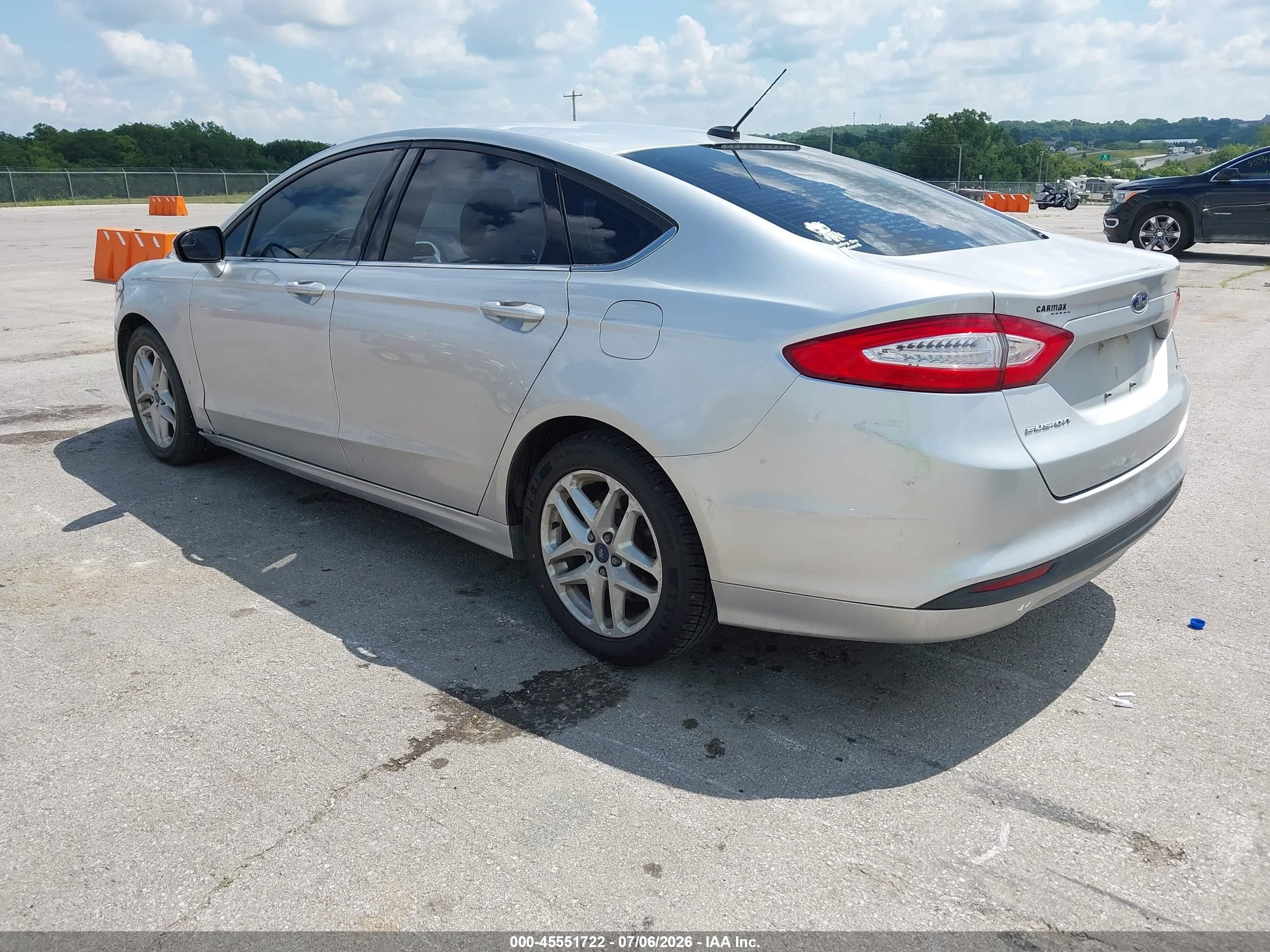 2014 Ford Fusion Se Silver vin: 3FA6P0H76ER187331